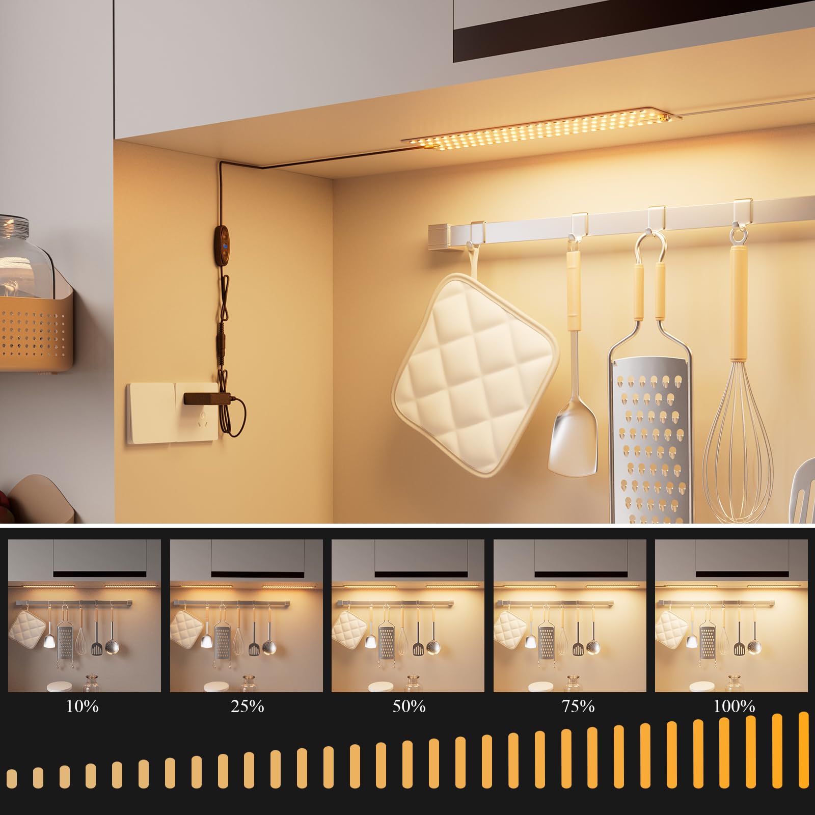 Undercounter Lights At Ikea Undercabinet Lights For Kitchen 1000lm 108