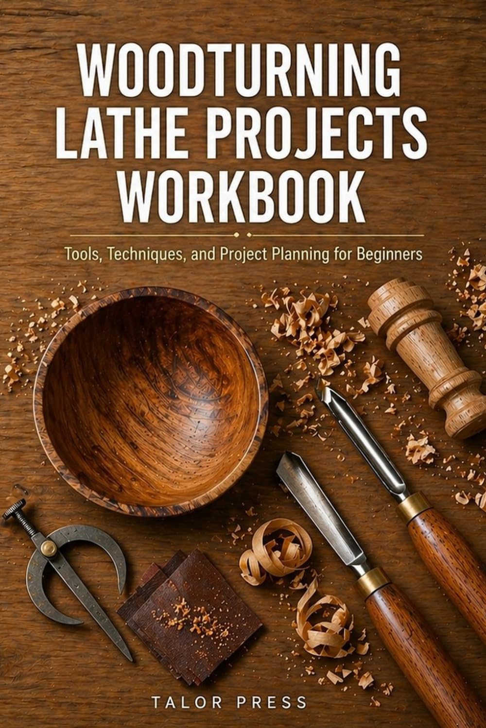Woodturning Lathe Projects Workbook: Tools, Techniques, and Project Planning for Beginners