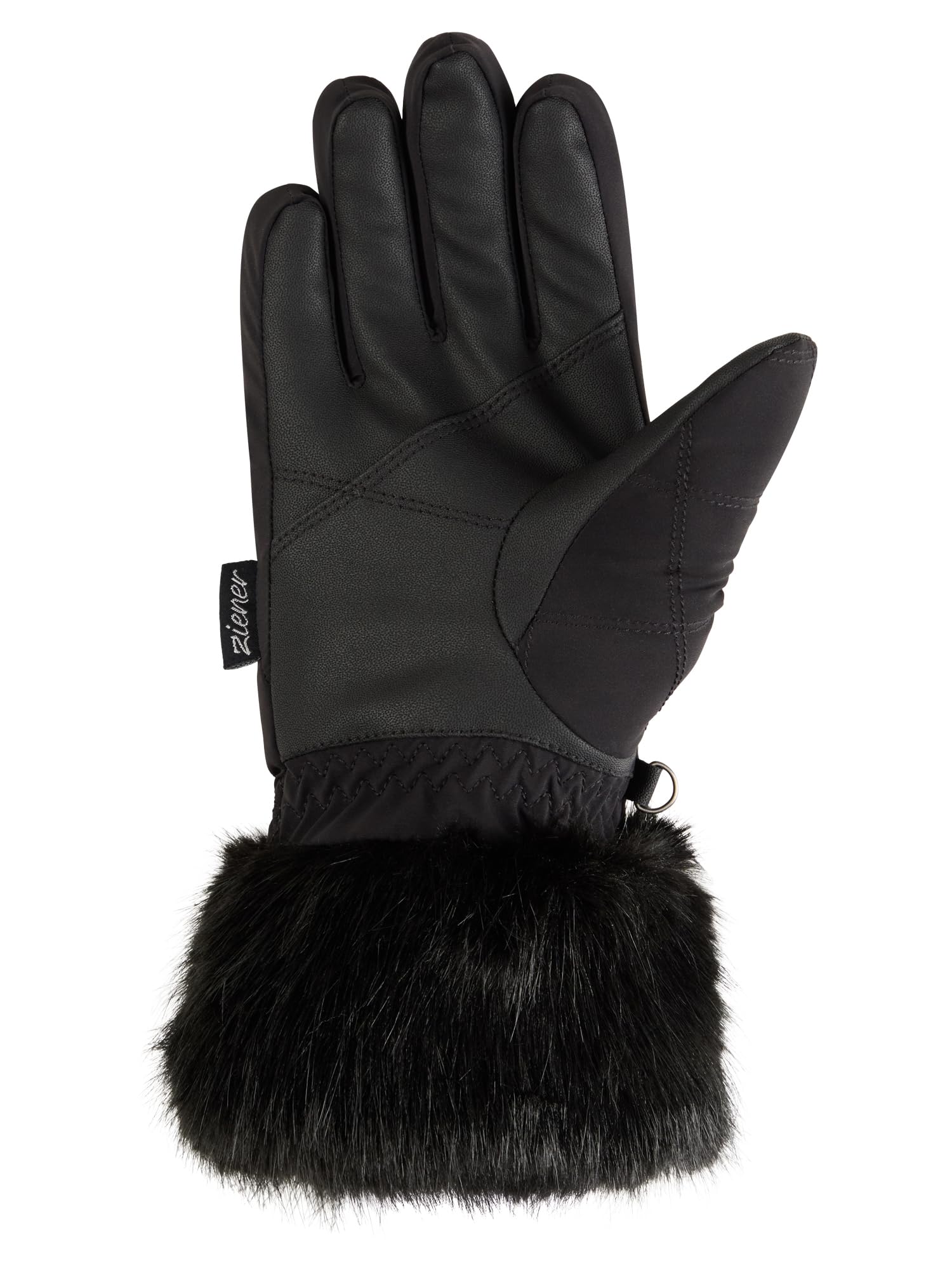 Ziener Damen KWINZ-Z Ski-Handschuhe/Wintersport | Kunstfellbündchen, Thermoshield, wasserabweisend