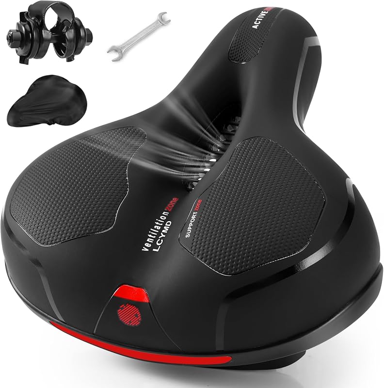 Bike Seat Saddle for Men Women Comfortable Replacement | Mountain road ebike saddle for men women, comfortable bicycle seat replacement with easy install. NOT cushion overlay