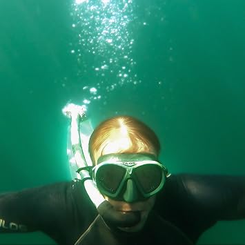 Tilos AquaStalk Dive Mask - Anti-Glare Low-Volume Snorkeling Mask with Ultra-Wide Vision & Quick-Release Buckles for Seamless Freediving Adventures