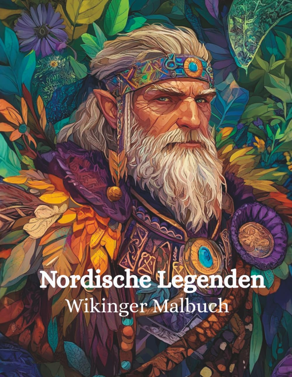 Nordische Legenden – Wikinger Malbuch: 50 kraftvolle Wikinger-Motive zum Ausmalen – starke Krieger, nordische Symbole & Legendenwelten für entspannte Auszeiten