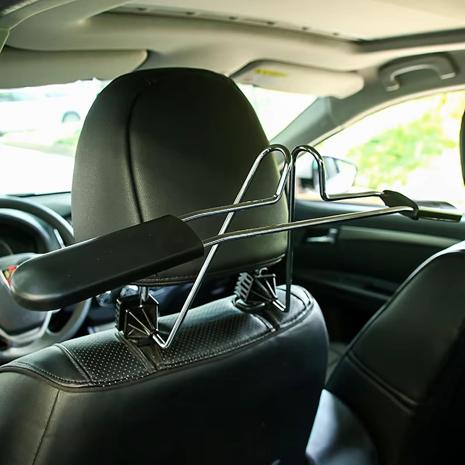 2pcs Appendiabiti per poggiatesta del Sedile dell'auto, appendini in Metallo, Porta Abiti, Giacche, Camicie, Appendiabiti, Compatibile con Porsche 911 Taycan Cayman Boxster