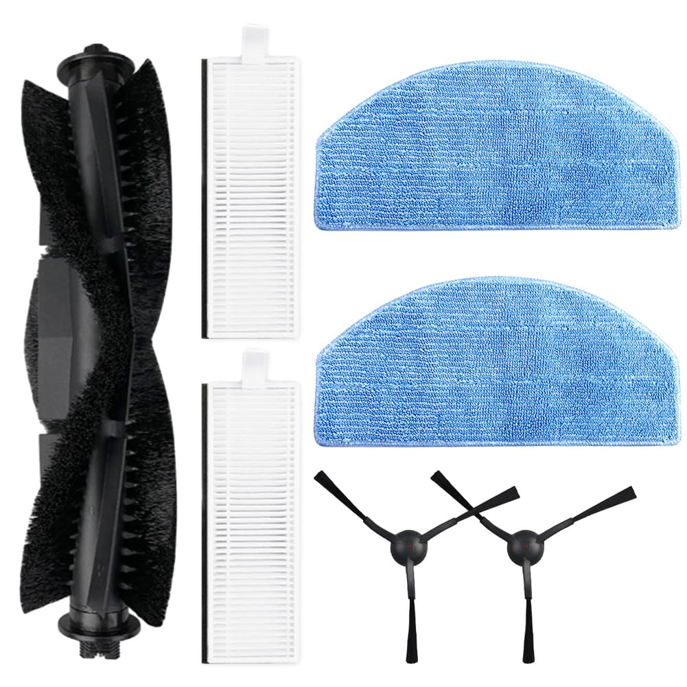 Replacement Parts Accessories For Laresar L6 Pro For Laresar Evol 3 Robot Vacuum Cleaner Mop Pads Filter, Include Hepa Filters Mops Brushes