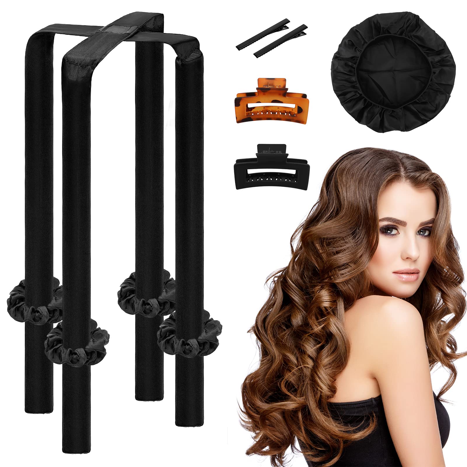 Welltopheatless Curling Rod Headband Hair Curlers To Sleep In