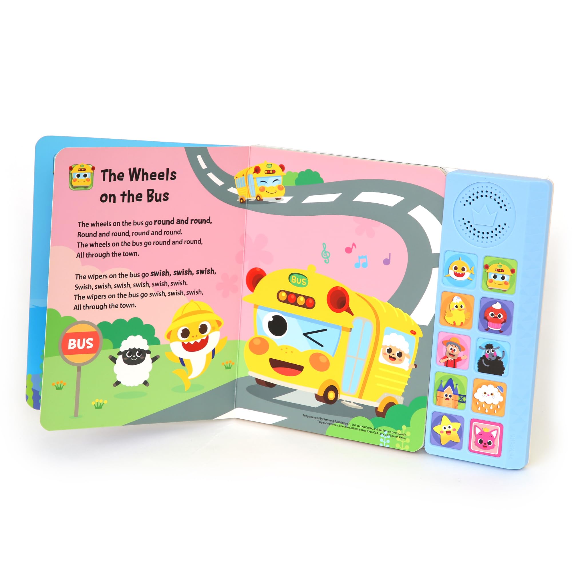 Pinkfong Baby Shark Libro de Sonido de 10 Botones de Canciones, Aprendizaje Temprano e Interactivo para Niños Pequeños, Juguetes Educativos