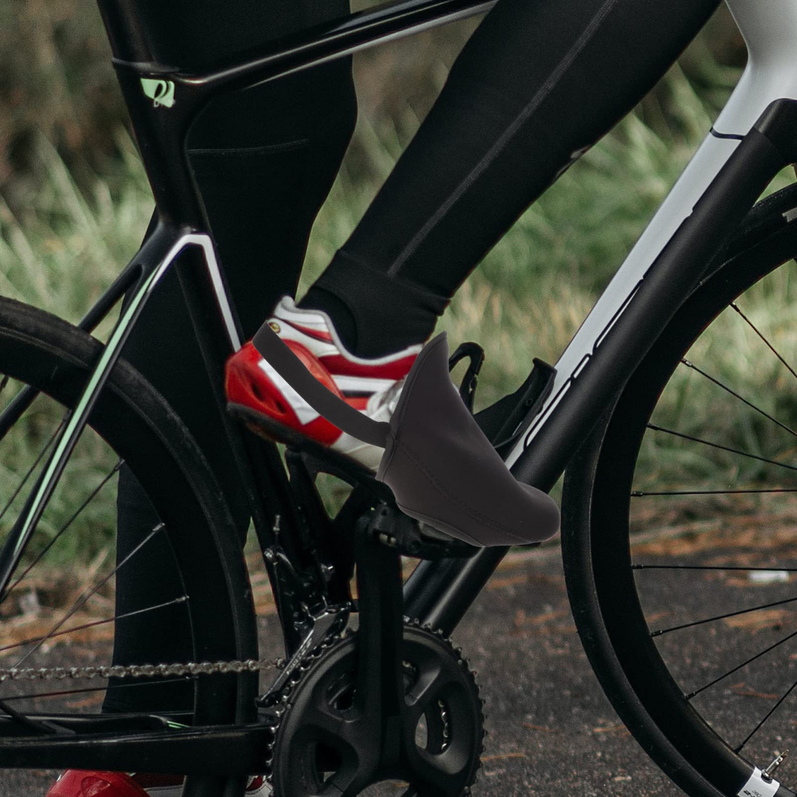 Couvre Chaussures De Cyclisme Isolants Résistants Au Vent Accessoires De Bowling pour Équitation Milieu Froid