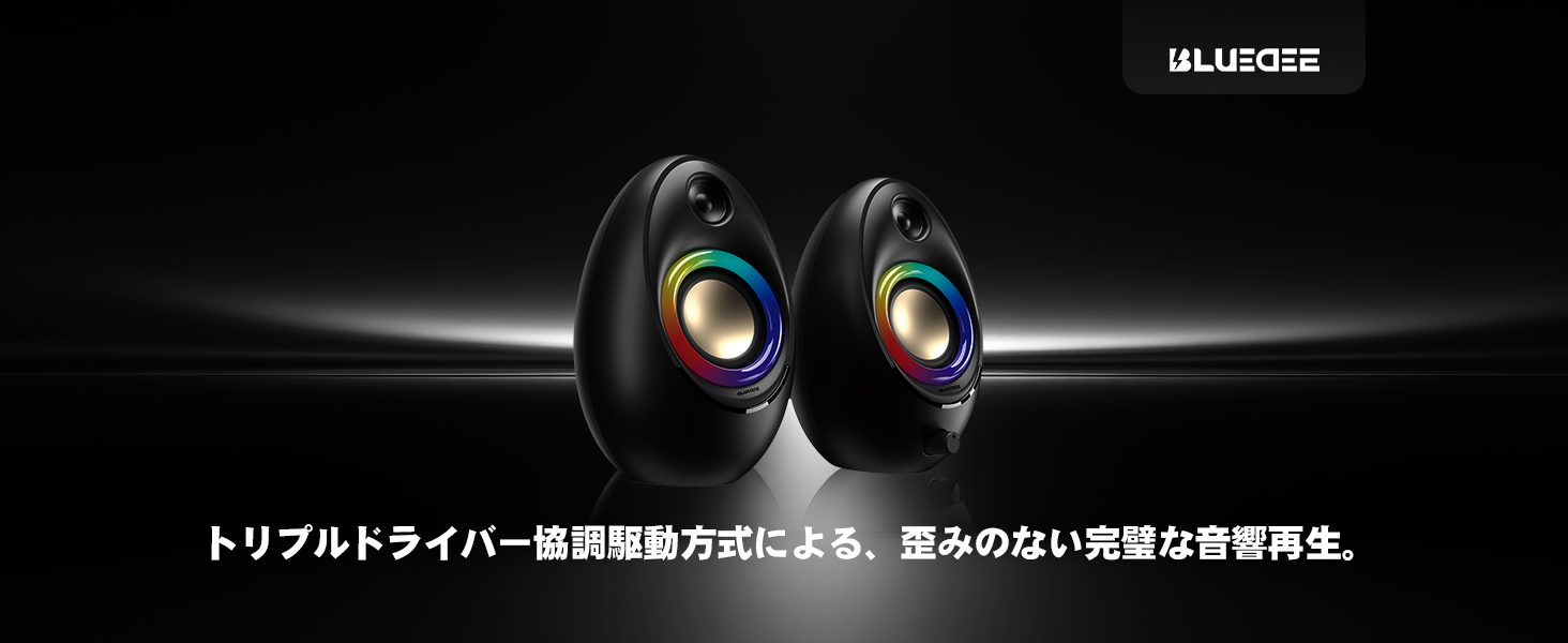 Amazon.co.jp: Bluedee スピーカーPC 20W Bluetooth5.4 USB/USB-C給電