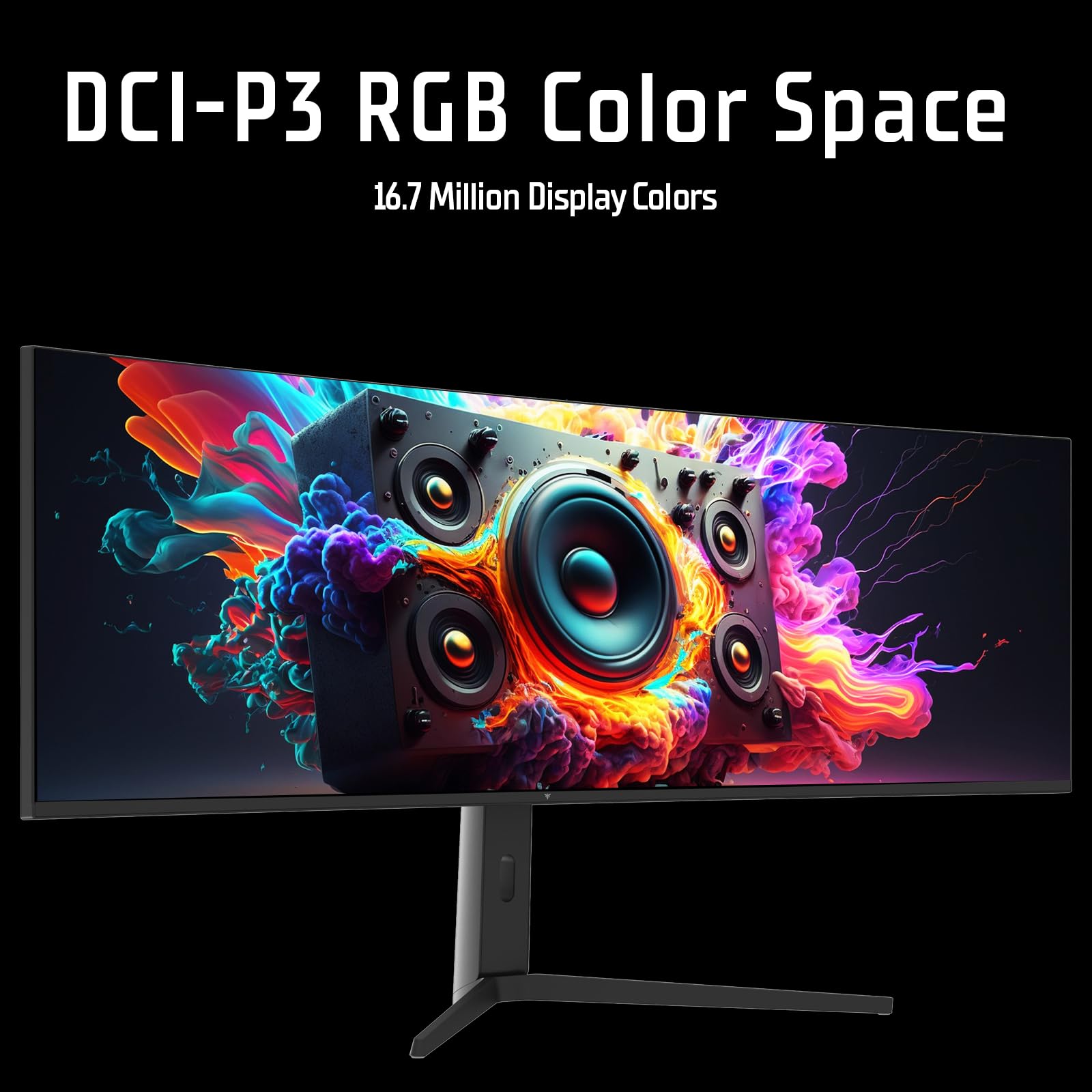 Itek Moniteur GGC - 49" incurvé, 5120x1440 DQHD UltraWide, Panneau IPS 75Hz, réponse 5ms, connexions HDMI, DP et Type-C PD, Has, Adapt Sync