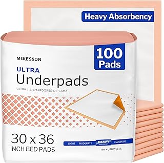 McKesson UPHV3036 StayDry Almohadillas ultraseca, 30 x 36 pulgadas (paquete de 100)
