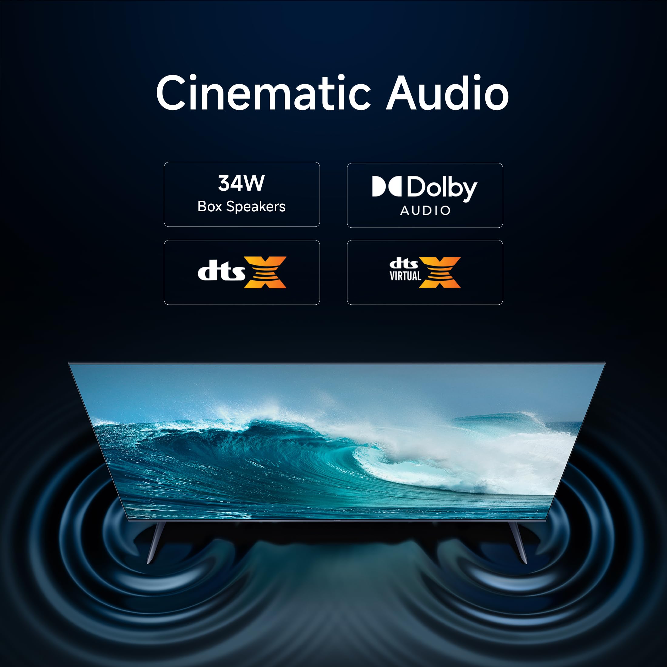 Xiaomi (164 cm) 65 inch X Pro 4K QLED | Dolby Vision & HDR10+| 34W Boom Box Speakers| 120Hz Game Booster| Gemini AI| TV | L65MB-APIN — Amazon image 17