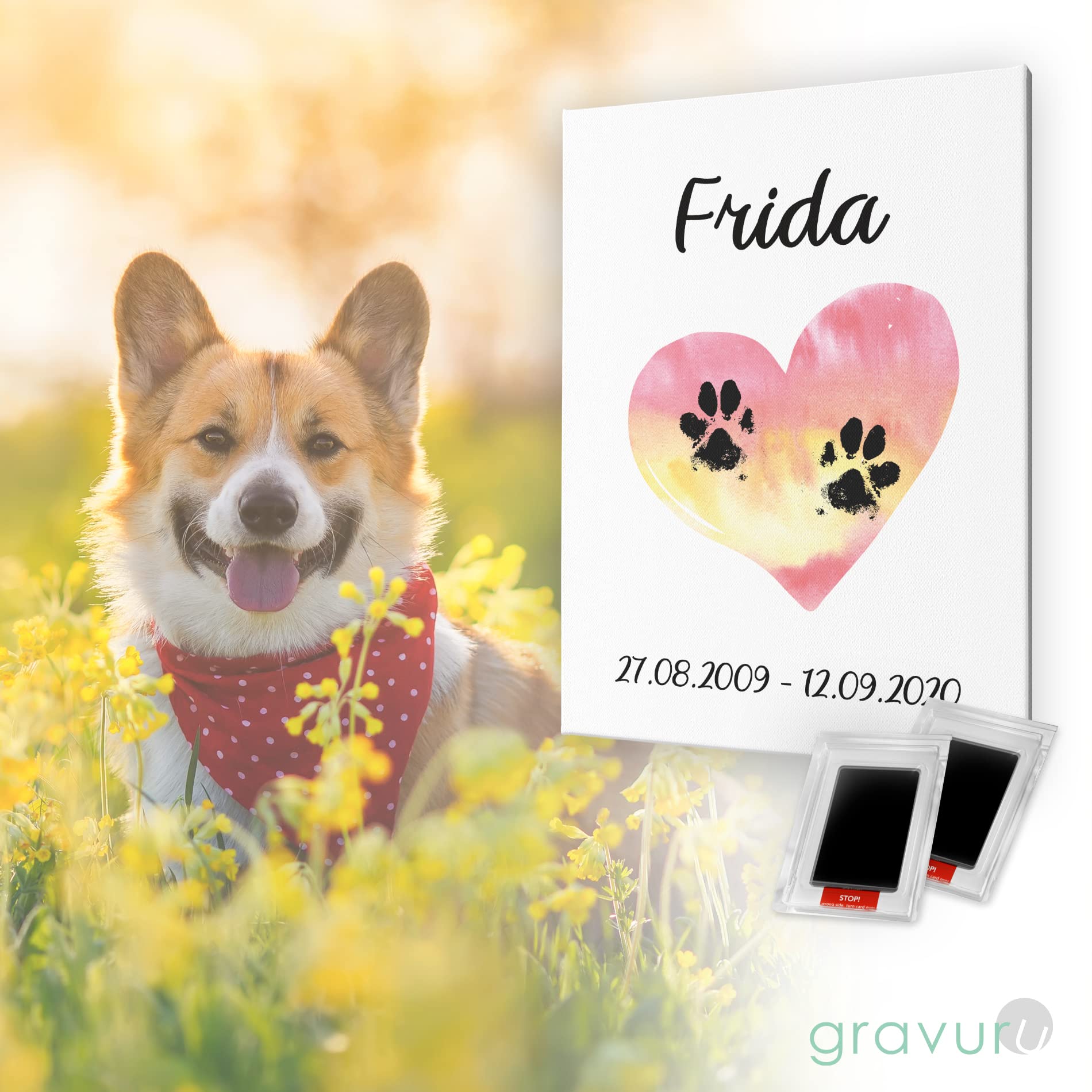 36 Hundepfoten-Ausschnitte - Basteldekoration Für Kinder & Klassenzimmer 17,5x18,5cm