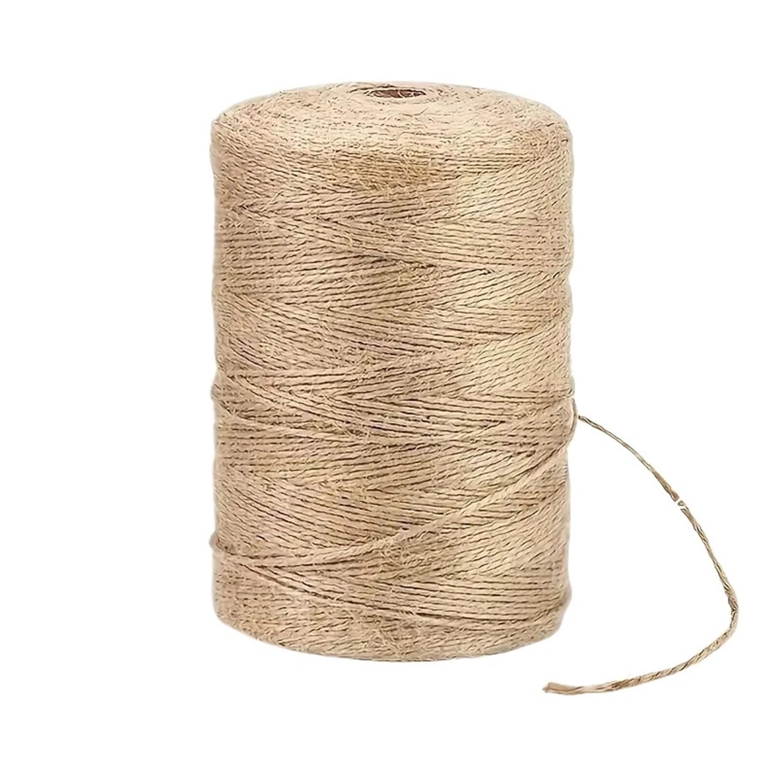 200m X 2mm Heavy-Duty Jute Twine, 656ft Thick Craft String For Gardening, Wrapping & Art Decor For Garden