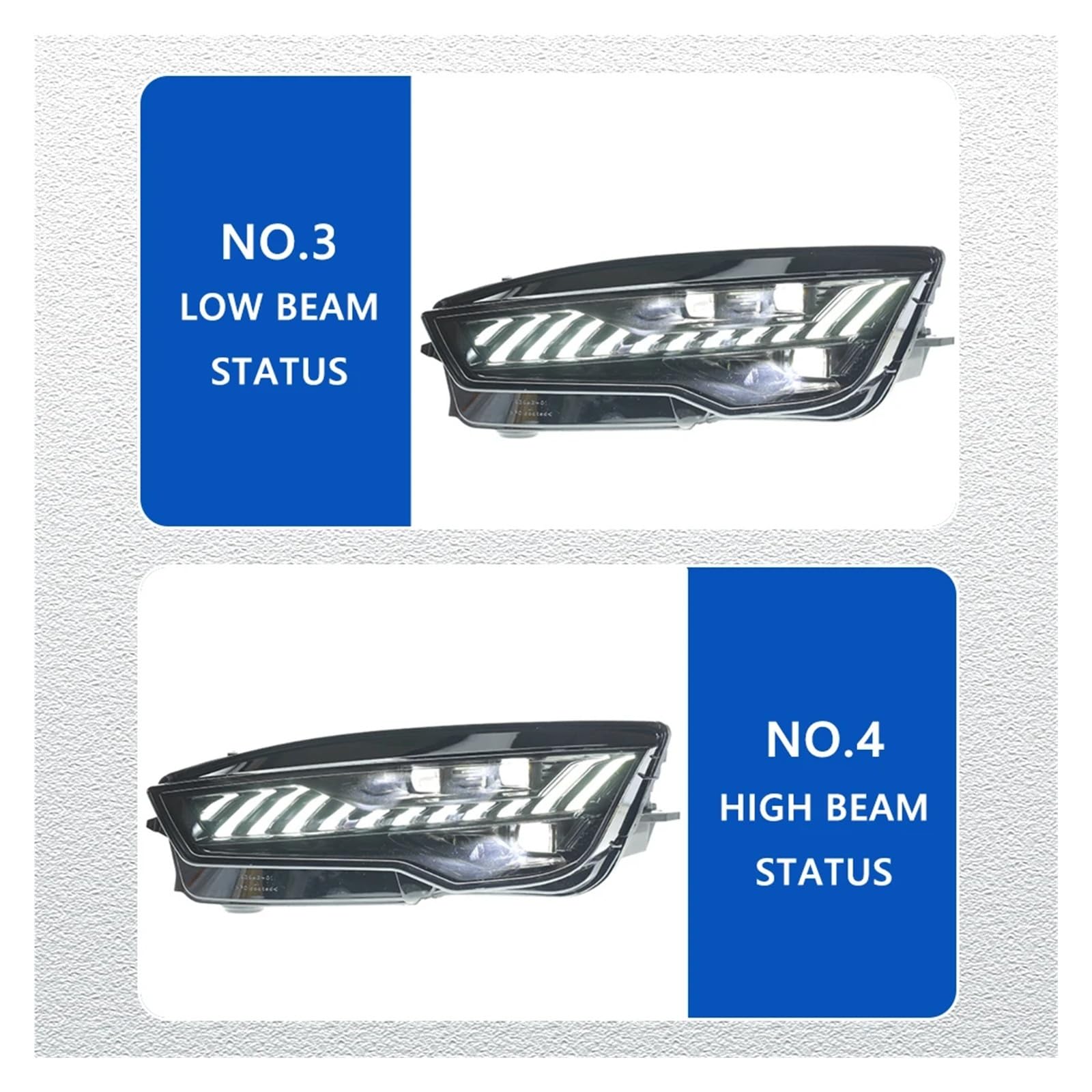 Pasuje do Au//di A7 11-18 w pełni Led DRL reflektor samochodowy montaż sygnału akcesoria samochodowe zmodyfikowana lampa stylizacja reflektory LED(11-14 one pair)