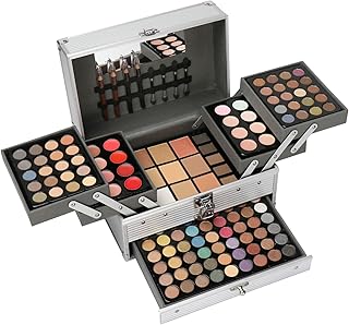 LEAMALLS 132 Colori Ombretti Cosmetico Eyeshadow Palette Shimmer Matte Ombretto opaco e glitter Makeup palette Kit, Sopracciglio Cipria, Blush Trucco professionale l'uso quotidiano #N2