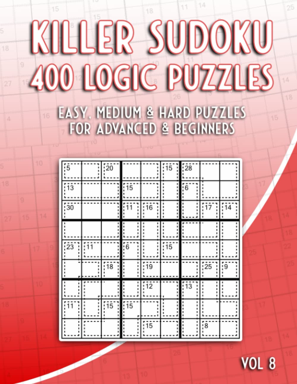 Sum Sudoku: Killer Sudoku Variations with 400 Puzzles in Easy, Medium and Hard for Adults and Kids
