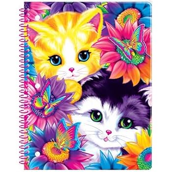 Amazon.co.jp: リサ・フランク スパイラル 1科目ノート - 3冊