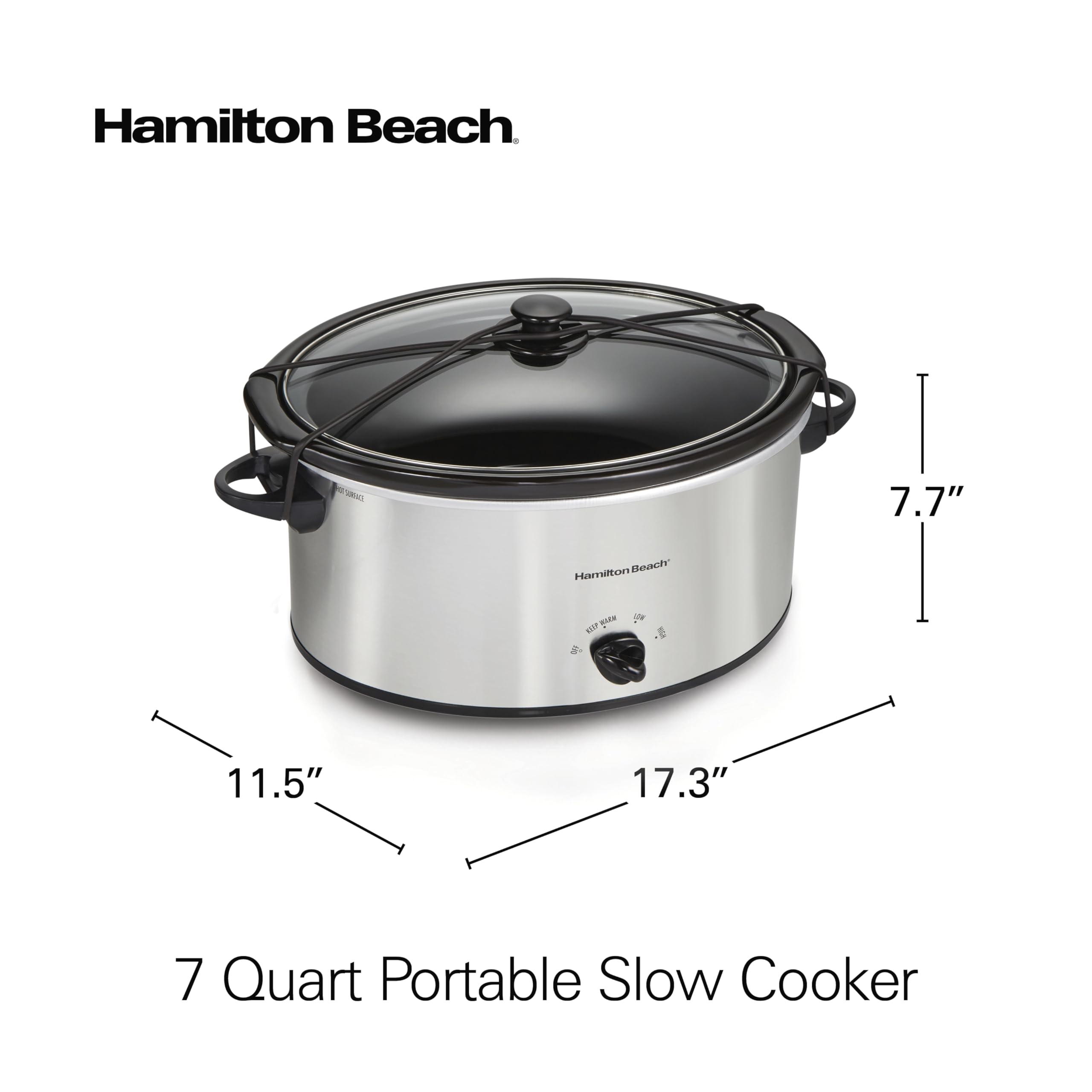 Hamilton Beach 33176 – Slow Cookers (Stainless Steel)