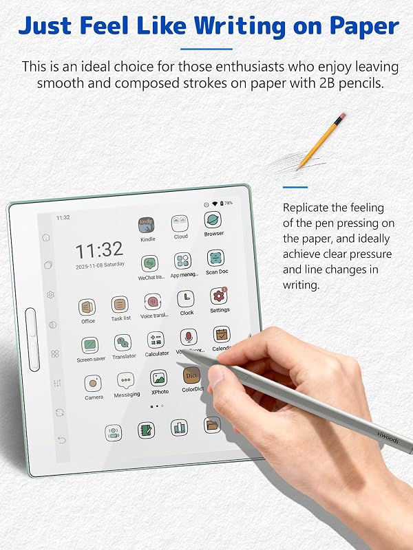 Arxonis 1-Pack Matte Screen Protector for Bigme B7 Pro 7 inch Reading Tablet,Matte Anti-Glare PET Film, Anti-Fingerprint & Scratch-Resistant for Natural Writing and Reading by Arxonis - Used condition - Image 2