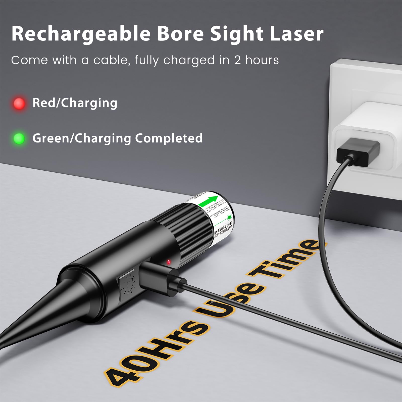 Amazon.com : USB Rechargeable Bore Sight Laser, 64 Adapters