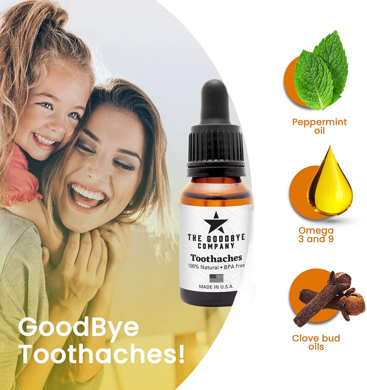 Goodbye Toothaches Tooth Ache Pain Relief with Clove Bud Oil