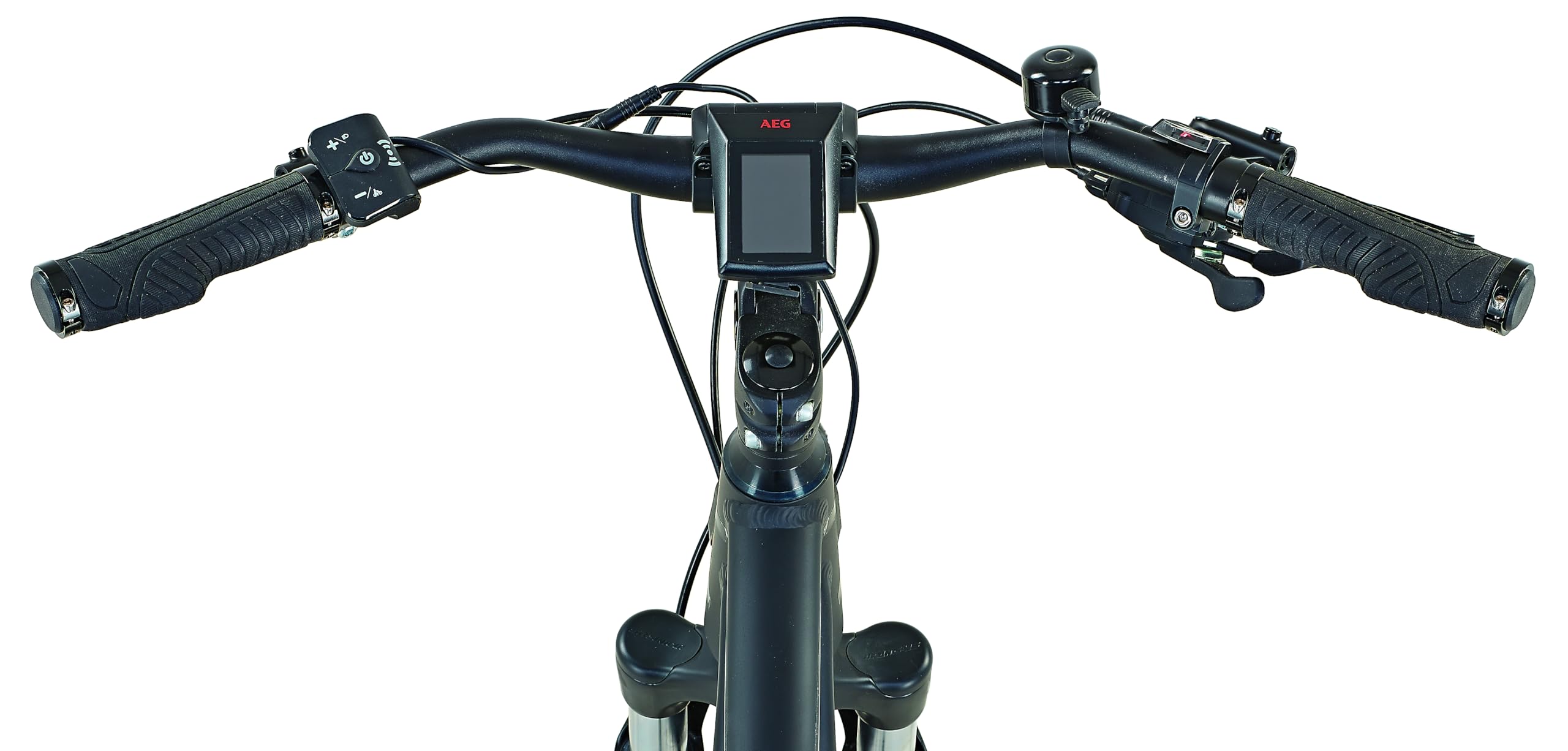 PROPHETE Esport Power Edition Damen Trekking E-Bike 28 Zoll - 250 W AEG SportDrive, Reichweite 180 km, 10 Gänge, LED 100 Lux, Scheibenbremsen, Federgabel, Mattschwarz
