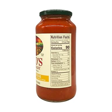 Amazon.com : Rao's Homemade Four Cheese Pasta Sauce, 24 oz ...
