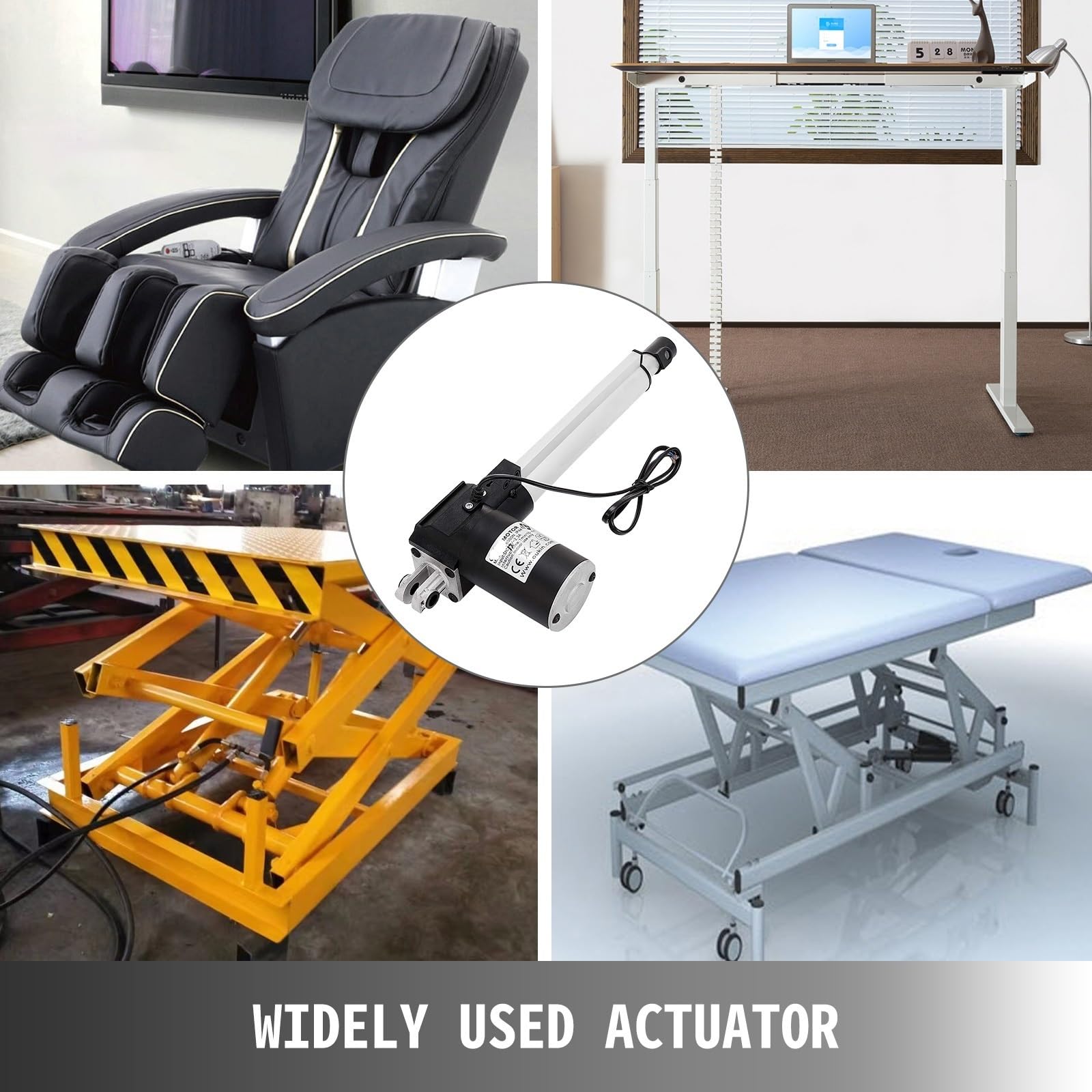 6000N 12V siłownik liniowy elektryczny sterownik silnika liniowego + wspornik montażowy do automatyki domowej Sofa Recliner Lift Motor Zapewnienie Stabilności