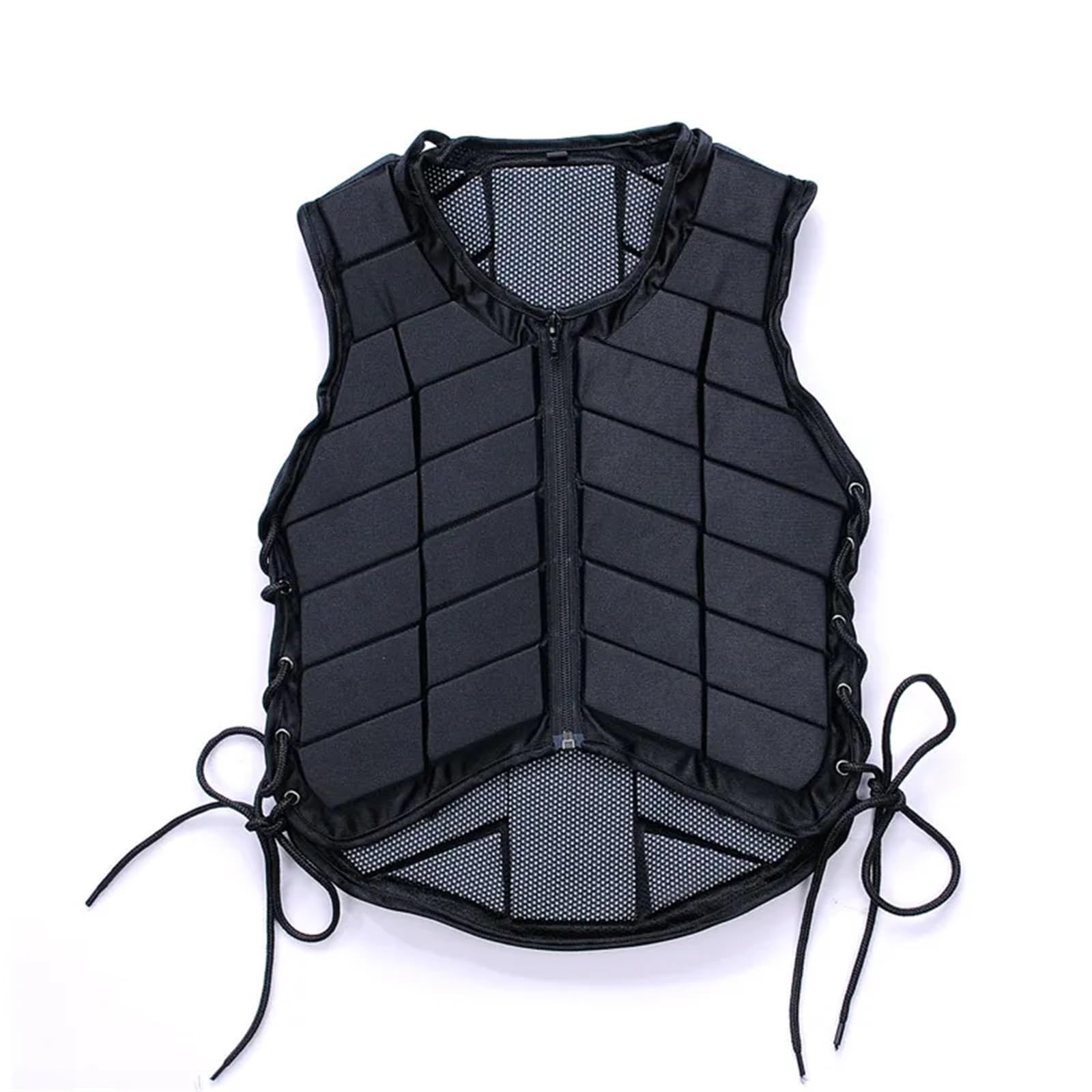 Gilet da Equitazione Gilet da Equitazione for Esterni, Imbottito in Eva, di Sicurezza, for Equitazione, Protezione for Il Corpo, Unisex, Nero, for Adulti, Uomini, Donne e Bambini(Adult XXL)