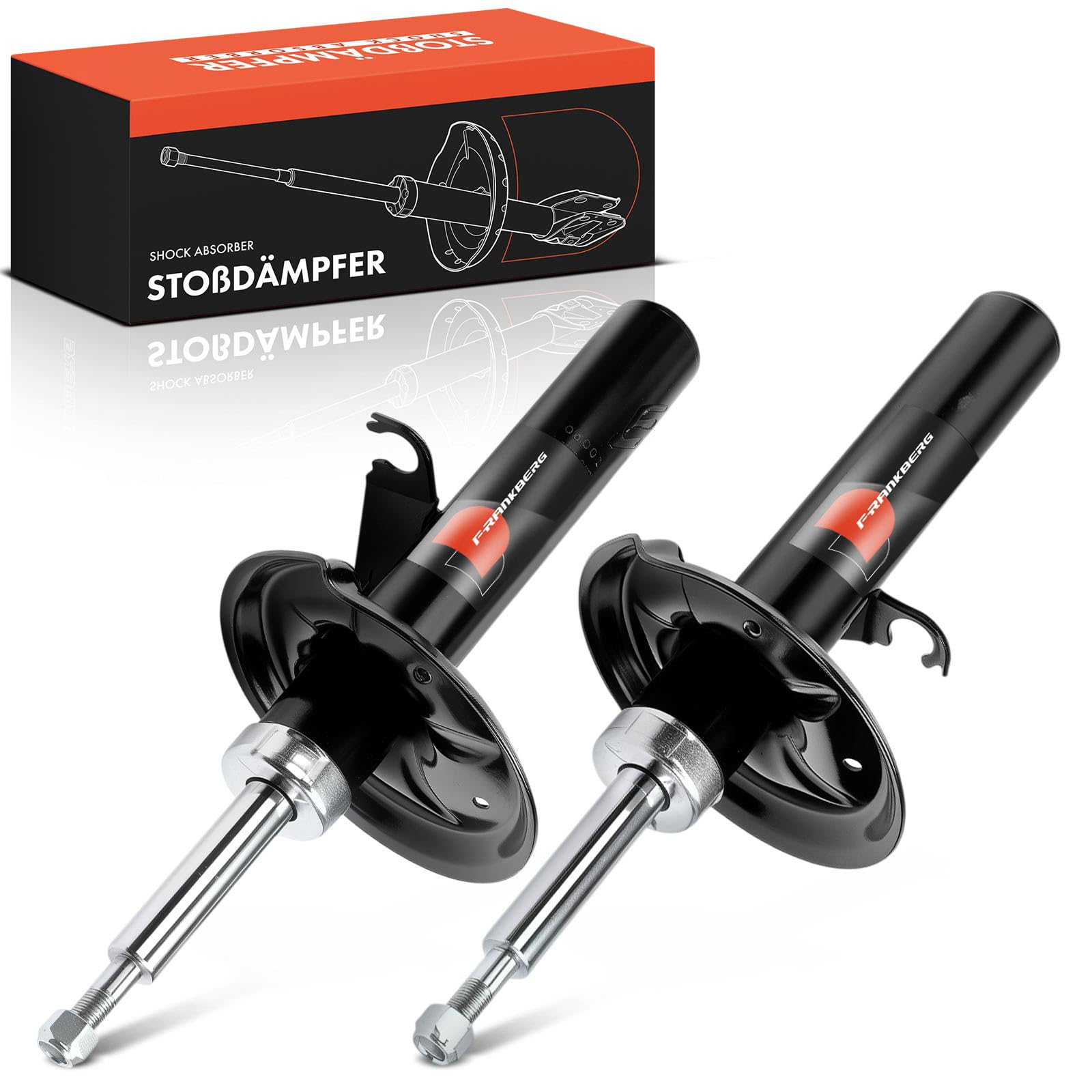Frankberg 2 amortiguadores delanteros de 526 mm a presión de gas | Compatible con: X3 E83
