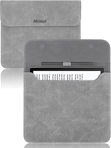 Miniatura 8 de Miimall Funda compatible con Kindle Scribe 2022, de cuero de alta calidad, funda protectora de cuero para Kindle Scribe de 10.2 pulgadas (versión