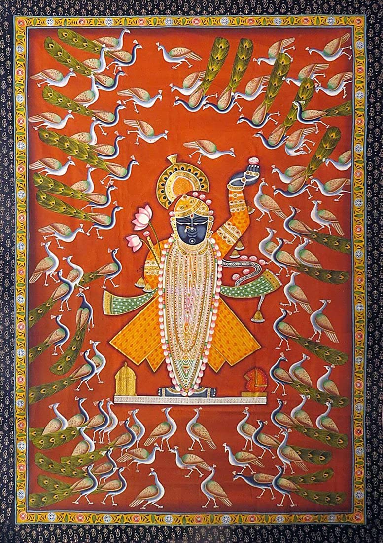 See full amazon price history chart for Tallenge - Krishna With Peacocks - Contemporary Pichwai Painting - Small Poster(Paper,12x17 inches, MultiColour) Tallenge - Krishna With Peacocks - Contemporary Pichwai Painting - Small Poster(Paper,12x17 inches, MultiColour) (B097TG8ZLB) Amazon Price History, Amazon Price Tracker