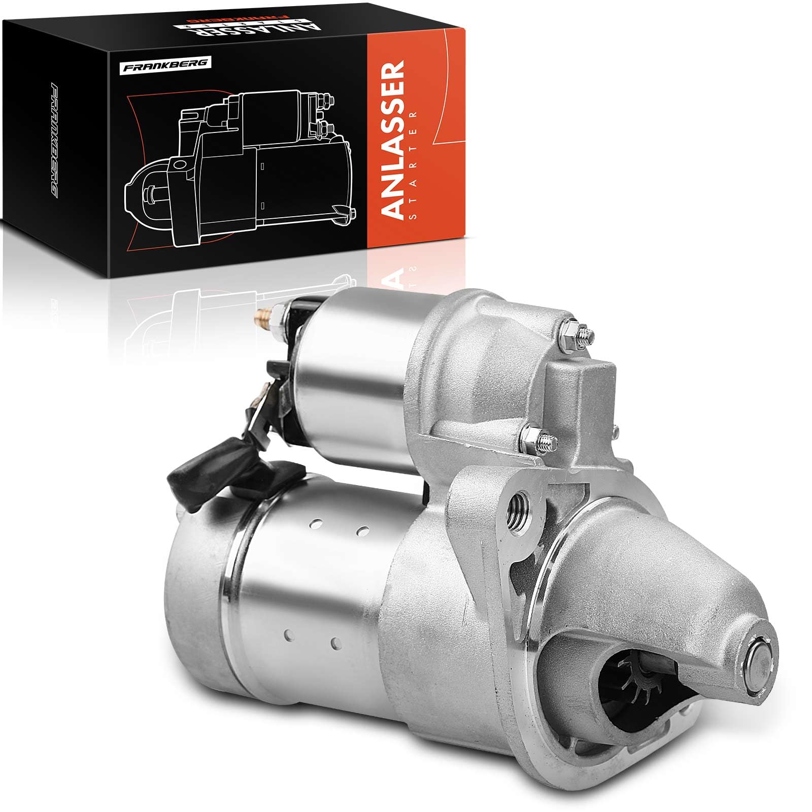 Frankberg Motor de arranque para automóvil Diesel 1,4 KW/12 V/13 dientes Compatible con Corsa C Furgoneta/Compacto X01 Astra H Caravan A04 Replace# 8971891181