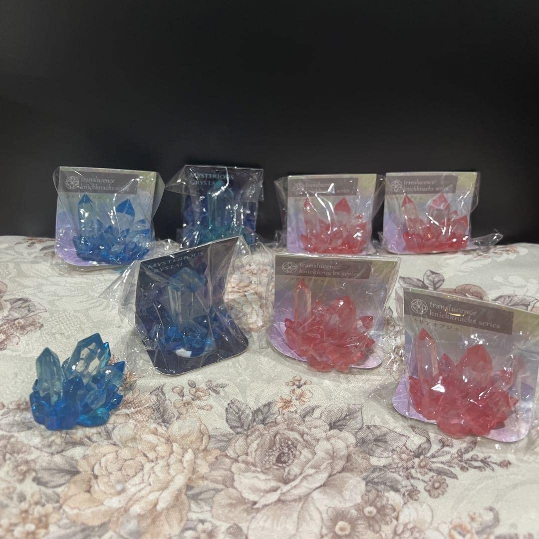 鉱石 置物 Amazon.co.jp: 8つ 神秘の鉱石 クリアオブジェ 置物 ミニチュア