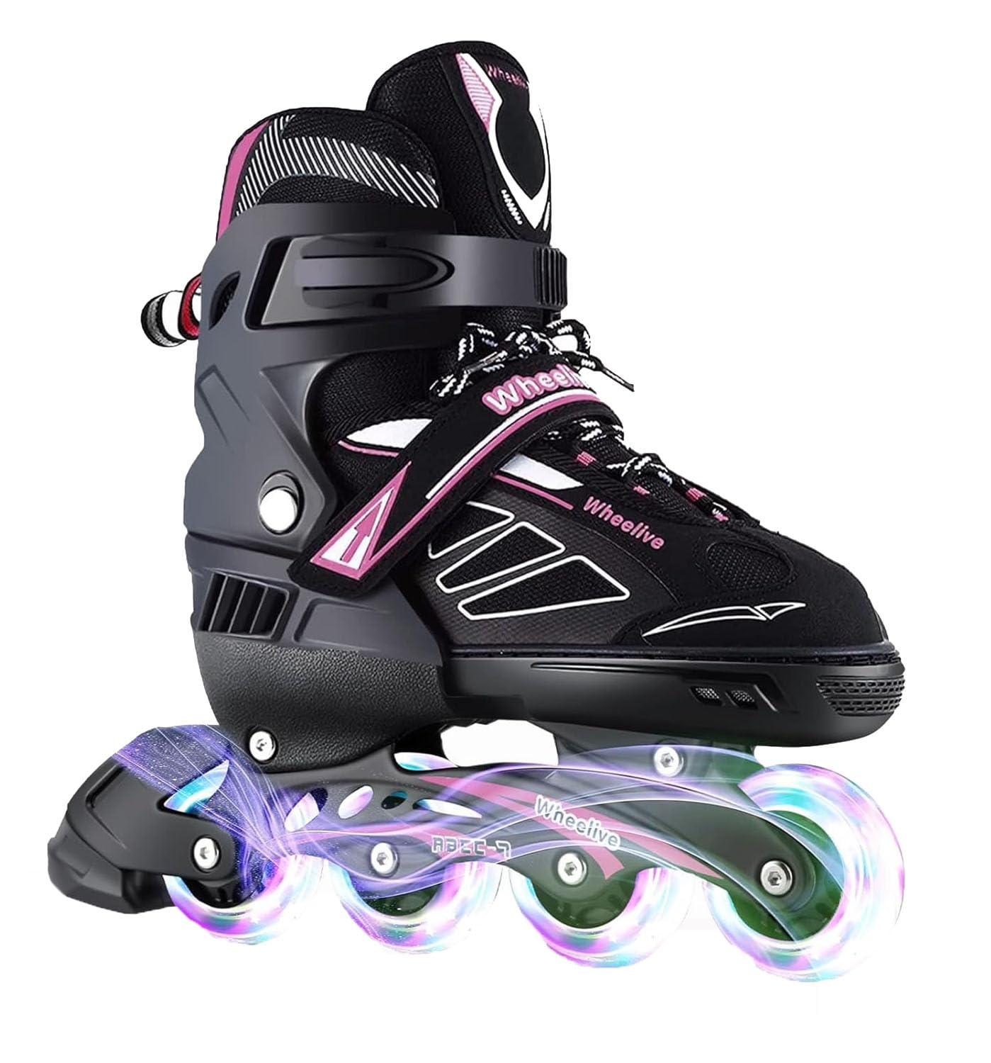 Adjustable Inline Skates for Kids, Performance Roller Skates with Full Light Up Wheels Ideal for Boys, Girls, Beginners, Adults
