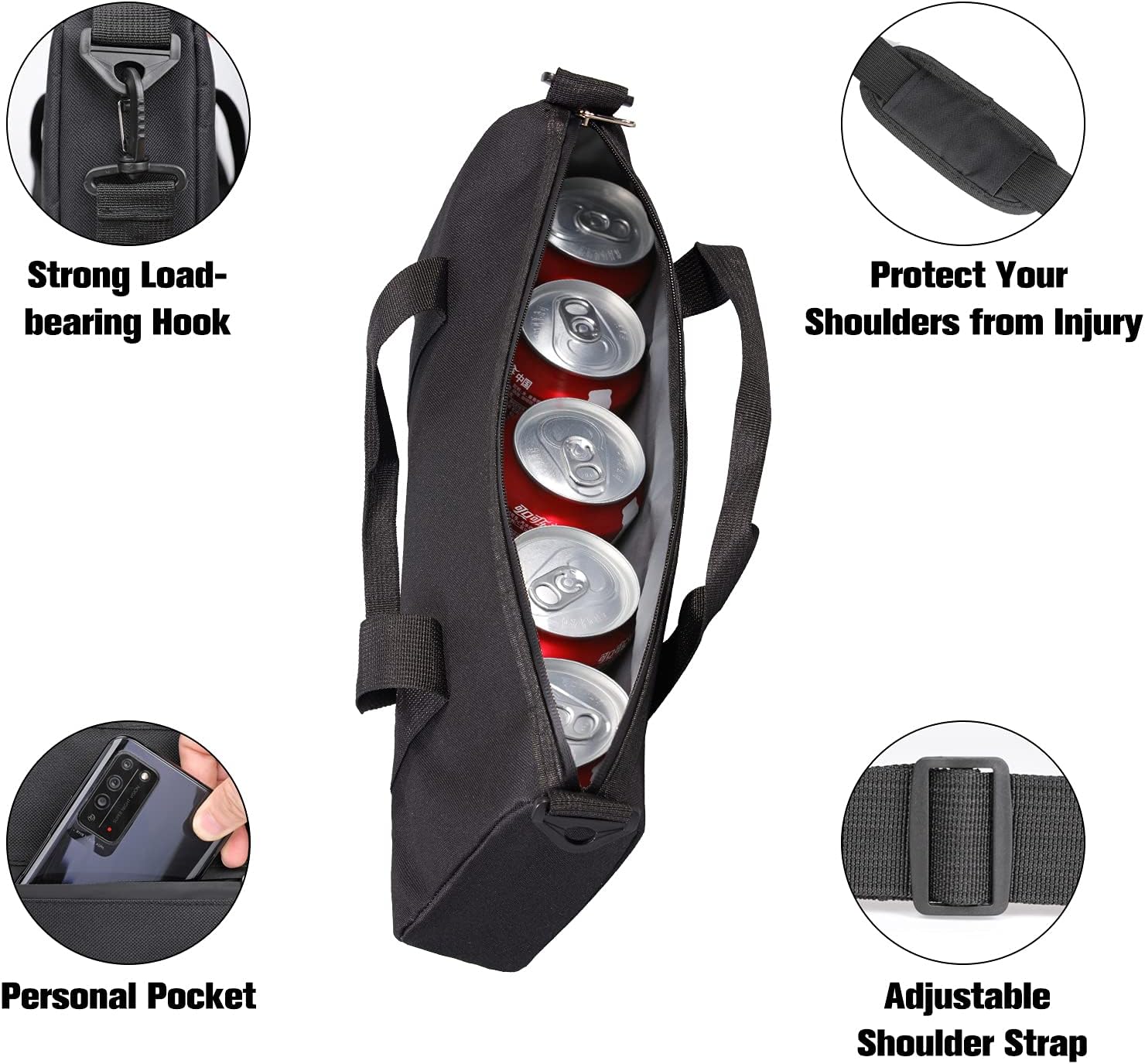 Amkuy Golf Cooler Bag,Insulated Soft Cooler Bag with AHeavy Duty Handle