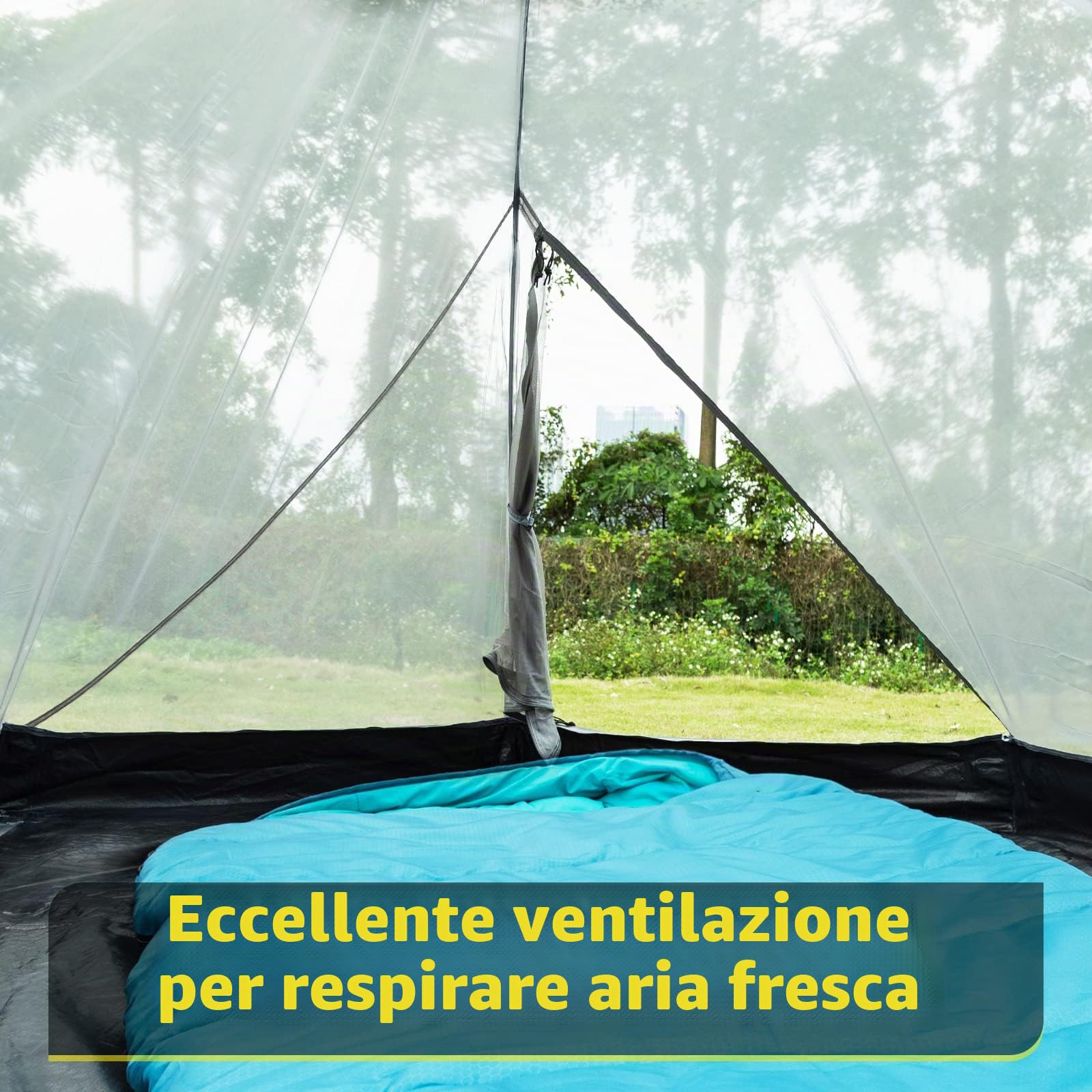 Forceatt Tenda Campeggio,1/2 Persona Tenda Da Campeggio,Tenda 1 Posto Ultraleggera，configurazione Rapida,Impermeabile, A Doppio Strato Tende Da Campeggio,per Campeggio, Viaggi in Moto，trekking