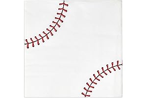 Gift Boutique 100 Pack Baseball Cocktail Beverage Disposable Paper Dessert Napkins