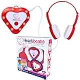 Heartbeats Electronic Stethoscope Toy with LED Display & 10X Sound Amplification, Real Working Stethoscope - STEM Medical Learning Toy Boys & Girls Age 4+, Kids Nurse Doctor Kit - Educational Toy Gift