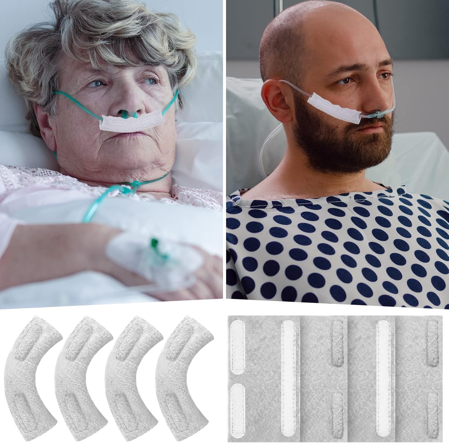 Buy 40 Pack Nasal Cannula Ear Cushions Soft Oxygen Ear Pads Comfort