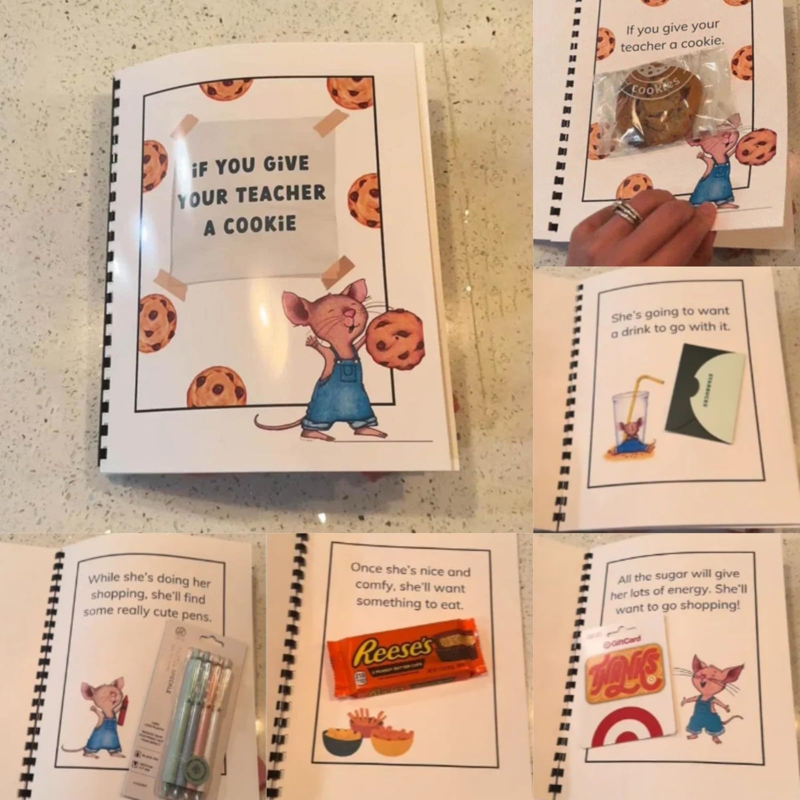 If You Give Your Teacher a Cookie Book, Teacher Appreciation Gift Book, Creative and Thoughtful Gift for Teacher (1pc)