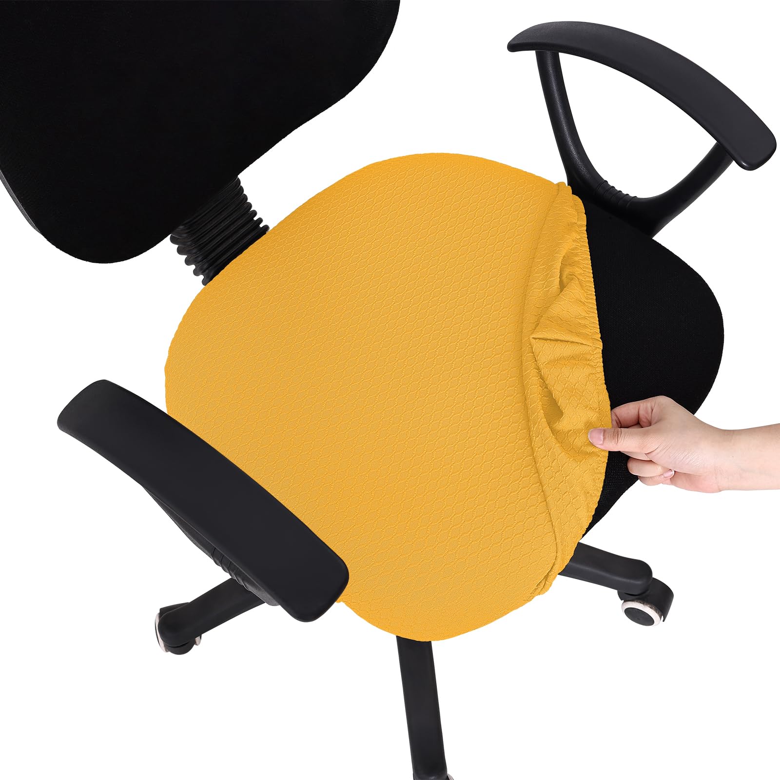 Smiry Office Computer Chair Seat Covers for Desk, Anti-dust Protector