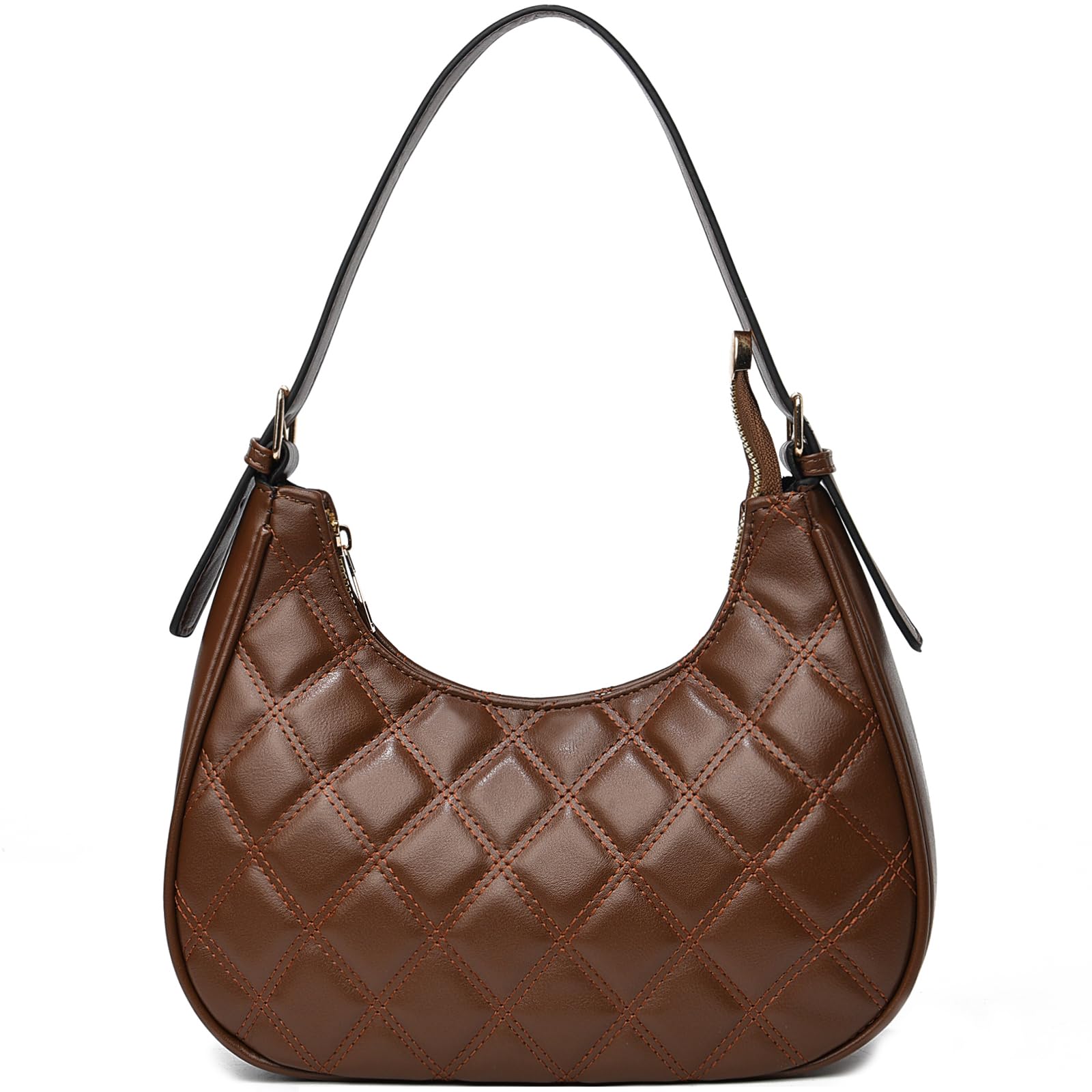 CROJUYI Small Crescent Shoulder Bags Purses for Women Retro Classic Clutch Hobo Tote Purse and Handbag Cute Crossbody Bags