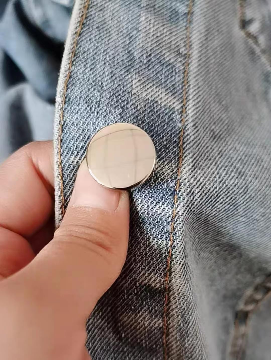 QUARKZMAN 30 stuks knopen, 23 mm, metaal, platte buttons om aan te
