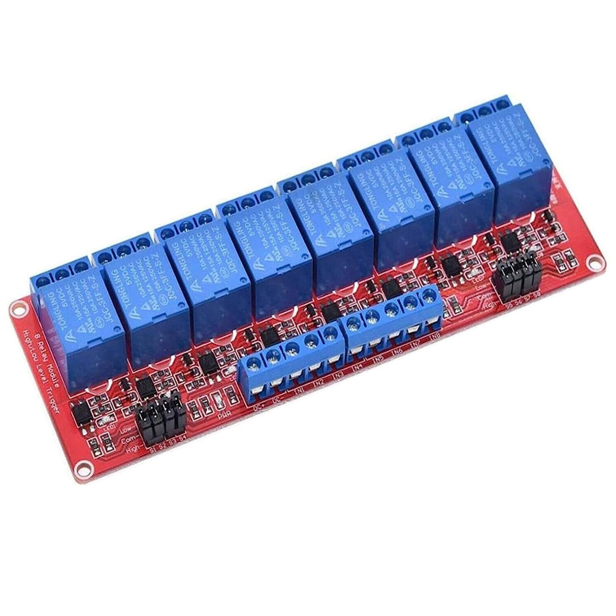 Module Relais 5V 8 Canaux Avec Optocoupleur - Compatible Arduino Raspberry Pi STM32 - 230V 10A