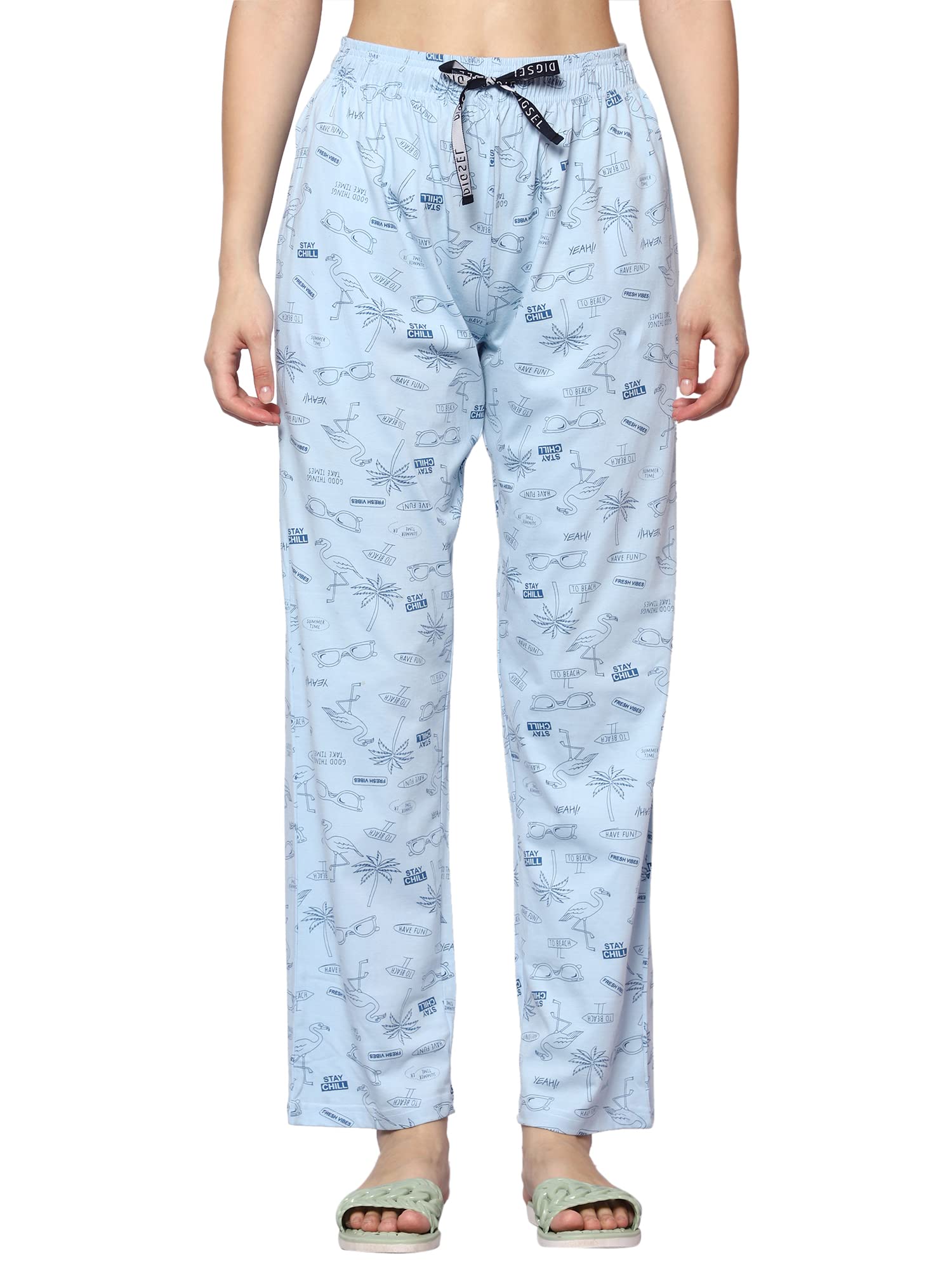selsia trendy women Womens 100% Cotton Loungwear Pyjamas Pant-pack of 1-picture-26