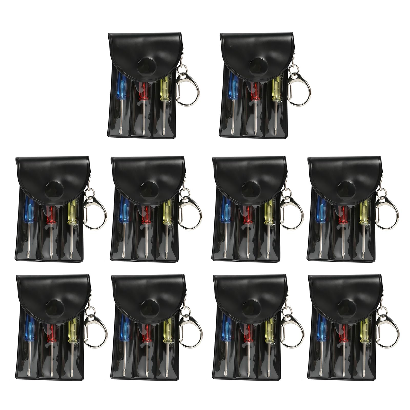 Limtula 10 Sets 5 Set / 10 Set Essential Tool Small Screwdriver Keychain Tools Perfect For Eyeglasses Watches And Electronics Repairing Tiny Wrenches For Gadgets