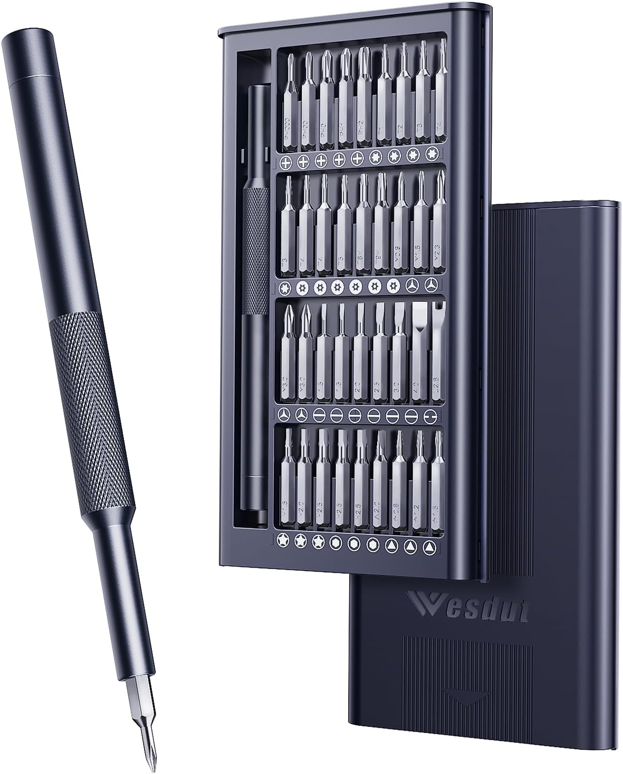 37-in-1 Small Precision Screwdriver Set, Professional Magnetic Mini Repair Tool Kit for Computer, Laptop, iPhone, Switch, Glasses, Watch, Ring Doorbell, Tiny Electronic, Small Gift Gadget for Men