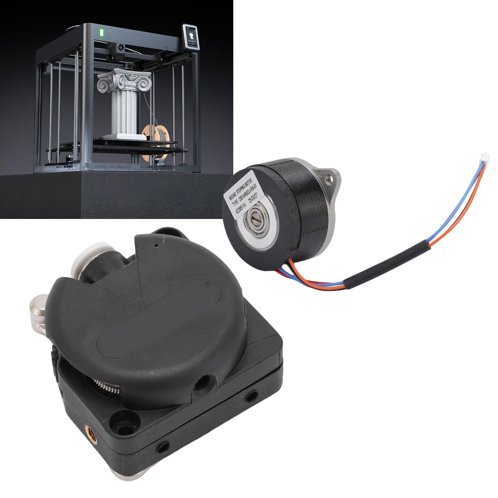 Fabater Kit Modulo Estrusore di Ricambio K1 con Trasmissione a Doppio Ingranaggio, Dissipazione del Calore Efficiente, Forte di Estrusione 50N, Adatto a Vari Filamenti, per Stampa 3D Professionale