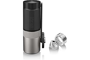 Wacaco Picopresso Portable Espresso Machine with Precise Dosing Funnel and Tamper -...